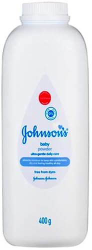 JOHNSON'S Johnson's Baby Natural Powder 400g, 400 Count (Pack of 1)