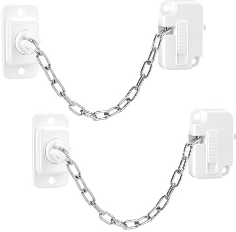 Hemiks 2 Piezas Cerradura para Puerta de Frigorífico, Cerradura Nevera Autoadhesiva Candado Frigorifico Ajustable Bebés Niños para Armario Puertas Ventanas