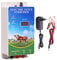 5KM éLectrificateur Clôture éLectrique 12V Avec Affichage LED,ContrôLeur de Clôture éLectrique,Clôture éLectrique Pour Chien de Berger Pour L'élevage,Pour Chevaux de Ferme,Bovins,Chiens,Moutons