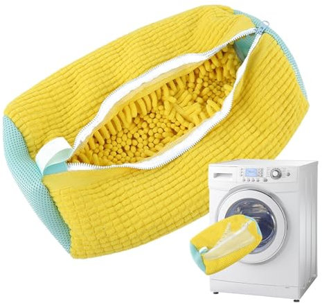 Aizuoni Wäschenetz Für Schuhe, Schuhwaschbeutel Waschmaschine, Wäschenetz Schuhe, Schuhwaschbeutel, Schuhputz-Wäschebeutel, Waschbeutel Für Turnschuhe, Sneaker-Reinigungsbeutel, Boost Waschbeutel