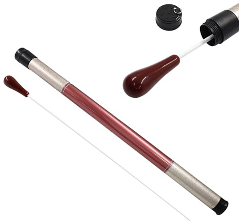 Piutouyar Music Conducting Baton & Tube Case for Concert, Rosewood Handle