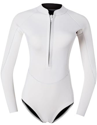 Dickly Damen Shorty Neoprenanzug 2mm Neopren Sonnenschutz Badeanzug zum Kajakfahren Schwimmen, l