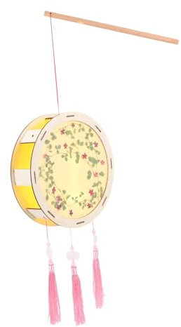 ORFOFE Holz Laterne Bastelset Diy Kit Mit Trockenen Blumen Für Festivallaterne Handgehaltene Partylaterne Ornament Für Neujahr Feste Und Feiern