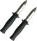 X2 Cuchillo Falso o cuchillo retractil de broma. Cuchillo de broma como articulos de broma. Cuchillo retractil como bromas de juguete. Cuchillo para hacer bromas o para fiestas de disfraces. (2)