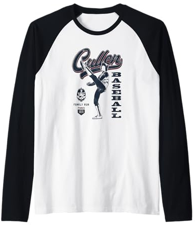 Twilight Cullen Baseball Forks Washington Movie Raglan Baseball Tee