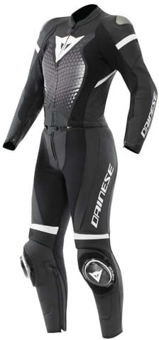 Dainese zweiteiler Lederkombi Fulminea Lady 2PC Damen Motorradanzug Motorradkombi, 56S - 46 kurz