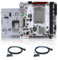 AIOPCWA Q670 LGA 1700 NAS Motherboard 8 Bay, 3 x NVMe4.0 Mini ITX Mainboard with 2 x SFF8643 (8 x SATA3.0), 2 x 2.5GbE LAN, DDR5 32GB RAM 1TB SSD, USB-C, PCI-E x16(with Adapters)