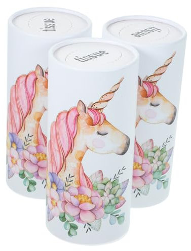 ZUNOXAZ 3pcs Portable Car Tissue Multi-Function Facial Tissues Design for Travel and Daily Use Fits Cup Holders for Sneezes and Tears Random Style