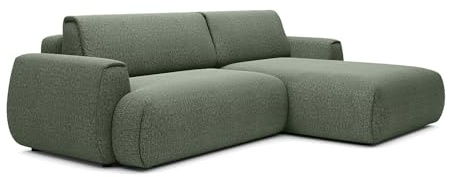 Vente-unique - Schlafsofa 4 Monelia - Polyester - tannengrün