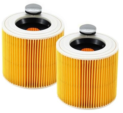 Filtre Compatible Avec Karcher, WD3 WD3P WD2 WD1 MV2 MV3 A2604 A2004 A2204 A2054 NT27/1 SE 4001 SE 4002, Pièces D'accessoires For Aspirateur(2PCS)