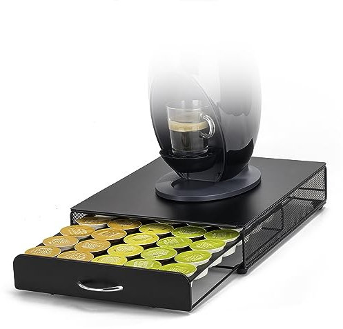 HiveNets Dolce Gusto Kaffee Kapselhalter Kapselständer Kapseln Metall Schubladen Organiser für 35 Stück