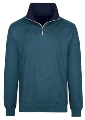 Trigema Herren Sweatshirt mit Reißverschluss