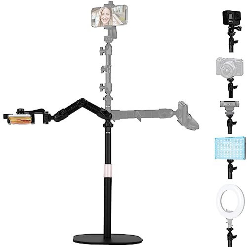 Kalligraphie-Video-Halter, Tisch-Handy-Halterung für Backen, Basteln, Demo, Zeichnen, Skizzieren, Aufzeichnung,Live-Streaming,kompatibel mit iPhone 14 13 12 11 Xs Xr X 9 8 7 und Samsung Handy