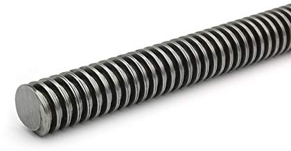 Husillo trapezoidal RTS TR 30 x 6 recto, corte de 10 a 2000 mm -