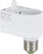 Adattatore E27, rilevatore di movimento HF, sensore crepuscolare, adatto a LED
