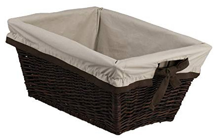 e-wicker24 Alles aus Weide Cesta Portalegna da Interno in Vimini Porta Legna da Interni Fatto a Mano Cesta in Vimini per Legno Cestino per tronchi Ceste per Legna da Interno