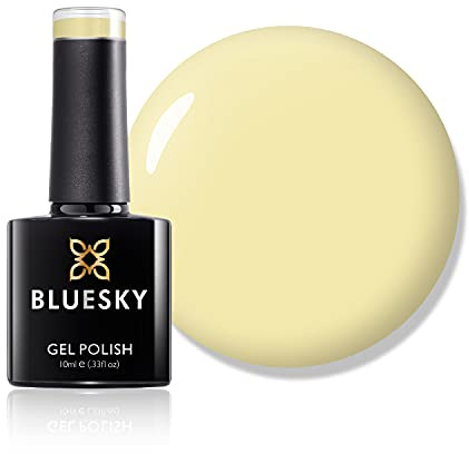 Bluesky Gel Nail Polish 10ml, Personality - DC115, Pale Yellow | A soft blonde-toned cream that brightens without going neon, and covers smoothly in two coats.