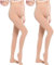 LOVELYBOBO 2 Pack Collants de Maternité Legging Opaque, Collants Maternité Opaques de Grossesse pour Femmes Enceintes de 320D - Bande Ajustable à la Taille (nu*2)
