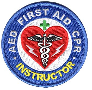 First Aid CPR AED Instructor 100% bestickter Patch für Arbeitsplatz, Gesundheit und Sicherheit – F 153