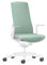 Interstuhl Bürostuhl Pure Interior Edition - Der Schreibtischstuhl der Sich an Gewicht und Bewegung anpasst - ergonomische Smart-Spring Technologie - Made in Germany (1D-Armlehne, Türkis | Weiß)
