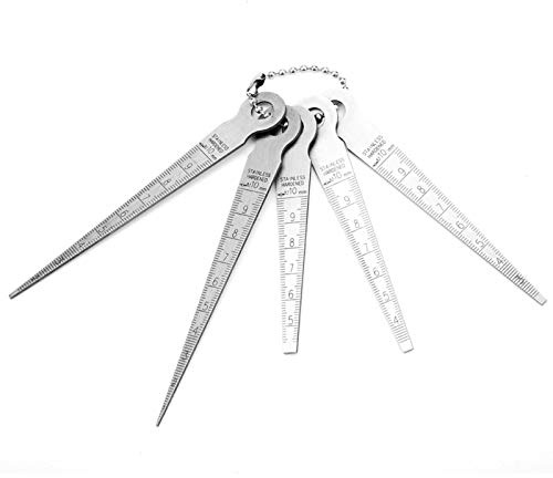 Saldatura Conico Calibri Set Feeler In Acciaio Inox 1-10mm per Gap Size Slot Misura