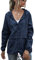 SotRong Jacke für Damen, Windjacke, leicht, verstaubar, wasserdicht, für Outdoor, Radfahren, Laufen, Reißverschluss, mit Kapuze, schnell trocknend, regenfest, marineblau, 36