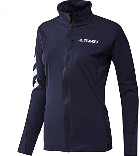 Adidas Womens Jacket Terrex Xperior Cross-Country Ski Soft Shell Jacket, Legend Ink, GV1360, L