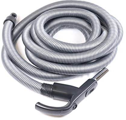 Distri+ - Flexible télécommandée Compatible avec Aspiration centralsée Cyclovac - Poignée Ergonomique D.32mm - Embout Demi