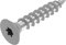 SECCARO Lot de 250 vis à bois pour panneaux d'aggloméré 5 x 30 mm, en acier inoxydable V2A VA A2, filetage complet, TX/six pans creux