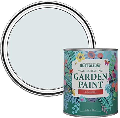Rust-Oleum Blue Mould-Resistant Garden Paint In Gloss Finish - Marcella 750ml