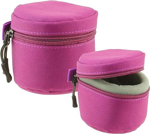 Navitech - Étui D'objectif Violet Résistant à l'eau - Compatible avec Le Pentax SMC DA 50mm f/1.8 Lens