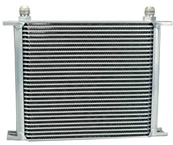 Radiatore dell'olio per auto Radiatore in alluminio 30 file Tipo di radiatore dell'olio motore for auto Sostituzione del radiatore di raffreddamento Radiatore universale VR7030 (Color : SILVER)