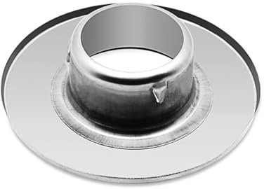 IOFIT Couvercle décoratif de Trou de Fil de Bureau, Verrouillage en Plastique et Nylon, Passe-câble Rond, Protection de Sortie de Table, évent d'armoire (Color : Silver, Size : 70mm)