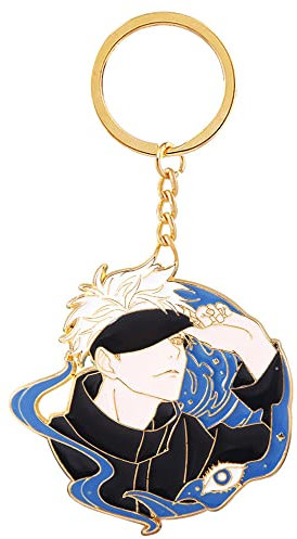 Jujutsu Schlüsselanhänger Anime 5t5 Satoru Go jo Figur Anhänger Cosplay Accessories Schlüsselanhänger Aus Metal, Geburtstags Geschenk