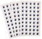 MEISH 108 Pieces Wobbly Wiggle Googly Eyes Environmental Self Adhesive Cartoon Wiggle Eye Stickers for DIY Crafts Decoration