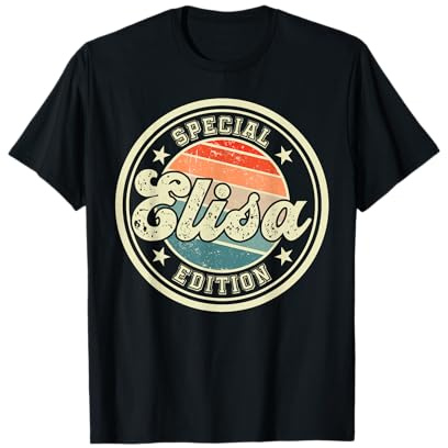 Edizione speciale Nome Retro Elisa Maglietta