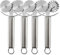 EUROXANTY-Corta Pasta y Pizza Doble Rueda Profesional de Acero Inoxidable para Uso en Cocina, Rueda Doble Afilada de 4 cm de Diámetro, Cortador Multiusos Duradero y fácil limpieza