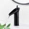 ROWINNAO Robinet Salle de Bain Cascade Noir Rétro, Mitigeur Lavabo Cascade Noir, Antique Mitigeur Salle de Bain, Robinet Lave Main Eau Chaude et Froide, Robinetterie G3/8