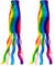 Spactz 2X Regenbogen Windsack Wind Streamer Flagge Garten Camping Dekoration Flagge 70CM