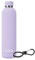 Exllena Insulated Water Bottles 1l with Clip, Double Wall Vacuum Drinks Bottle Keeps Drinks Cold 24 Hrs/Hot 12 Hrs, Stainless Steel Water Bottle BPA Free (Purple)