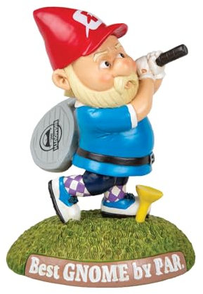 BigMouth Inc Golfing Garden Gnome Statue - Funny Lawn Decoration, Outdoor Golf Decor, Quirky Yard Ornament, Unique Golf Gift, Lawn and Garden Figurine