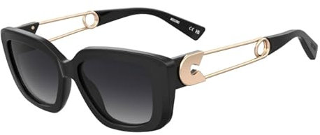Sonnenbrillen Moschino MOS168/S BLACK/DARK GREY SHADED 55/16/145 Damenbrillen