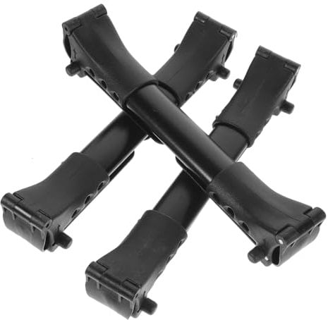 Generic 3pcs Stroller Connector Board Yoyo Gadget Car Connector Car Accessories for Twin Pram Connector Bebe Product Pet Adjustable an Fittings Pushchair Connector Aluminum Tube Black