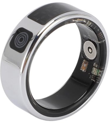 Smart Ring mit Display, Multifunktionaler Touch IP68 Wasserdichter Ring, Multi Sport Modus Ring, Tragbarer Fitness Ring Zum Radfahren (#9)