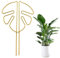 NVGFTG 2 Stück Pflanzenstütze Monstera Rankhilfe Zimmerpflanzen Gold Pflanzenstütze Plant Ssupport Rankhilfe Pflanzen Stütze Monstera Stab Metall für Außen und Zimmerpflanzen