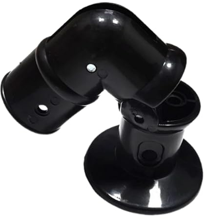 perfk Patio Umbrella Accessories Elbow Steering Bracket Bend Head Parasol Spare Parts for Garden Outside Backyard Picnic Beach