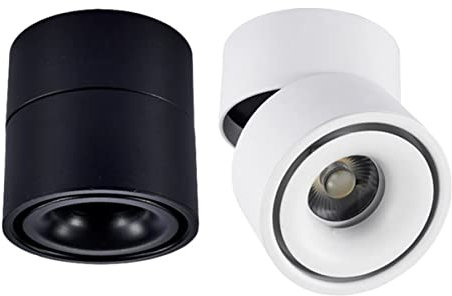 GETAJGHSD 220V Plafonnier Réglable à LED Spot de Projecteur Orientable Éclairage Intérieur Aluminium pour Salon Vitrine et Restaurant