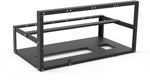 Zunetsutock GPU-Rahmen – langlebiges offenes Rack-Design, GPU-Miner-Ständer, modulare Komponentenbasis, Hochleistungs-Kryptowährungsgehäuse, ZCash-Ausrüstung, hitzebeständig, luftstromfreundliche