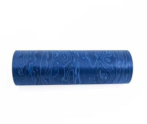 55 x 250 cm blaues rekonstruiertes Wurzelholzfurnier, Restaurierung von Möbeln und Tischplatten, große Furnierblätter aus technischem Holz, Rolle