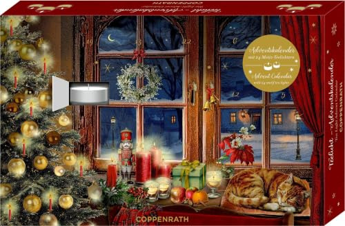 Teelicht-Adventskalender - Advent, Advent, ein Lichtlein brennt